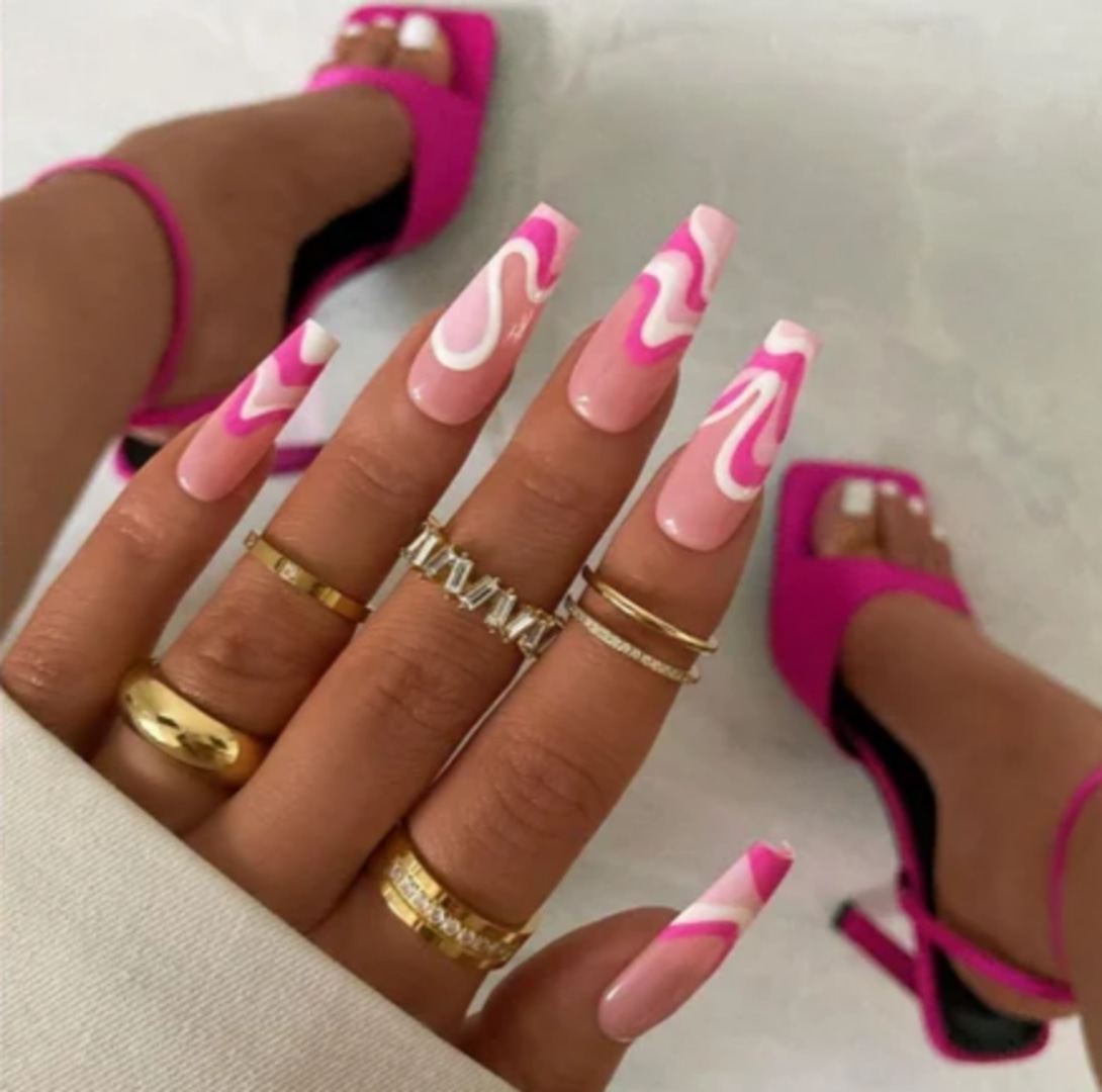 retro nail art designs​ (3)