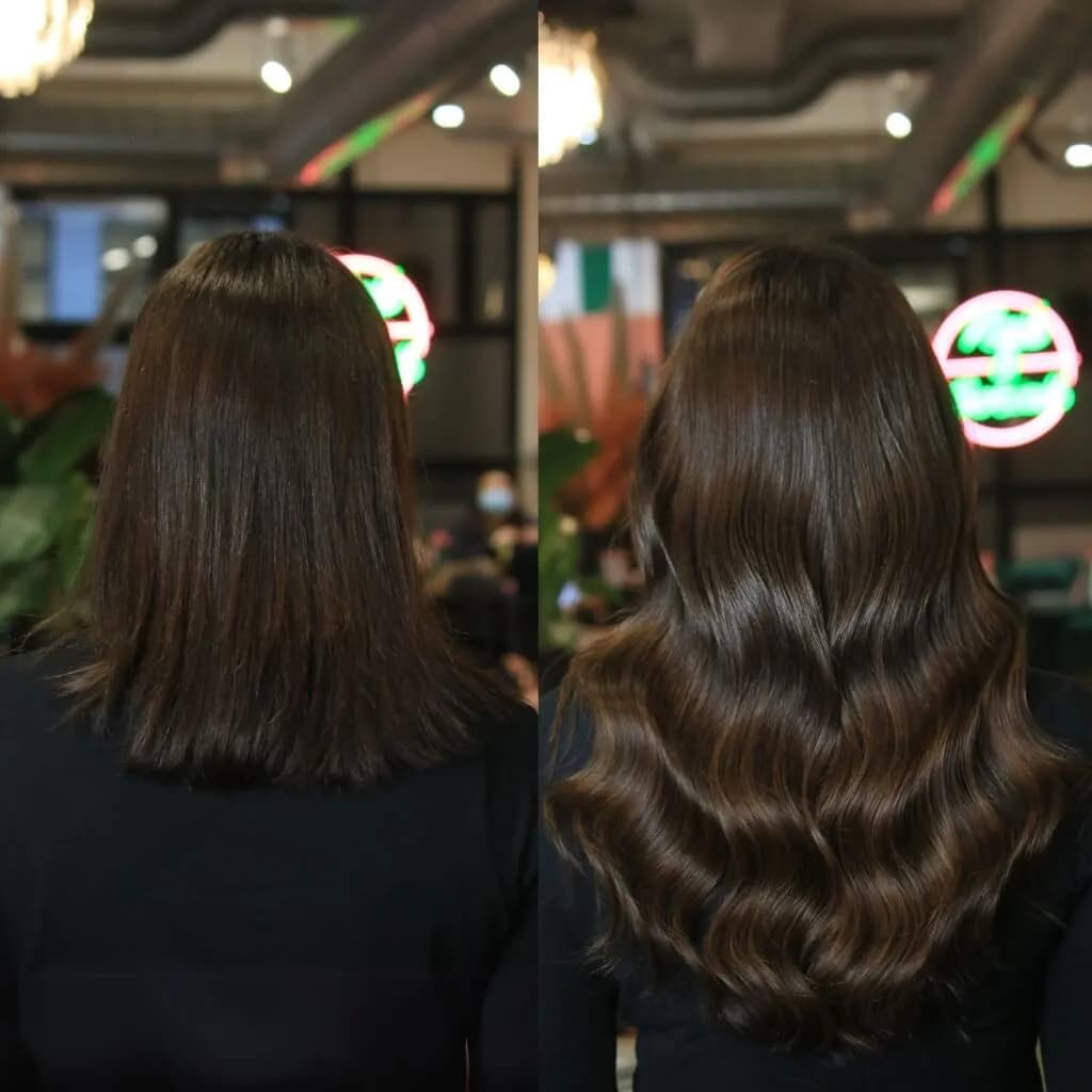 18 inch Hair Extensions Before And After Pictures 18 inch Hair Extensions Before After pictures
