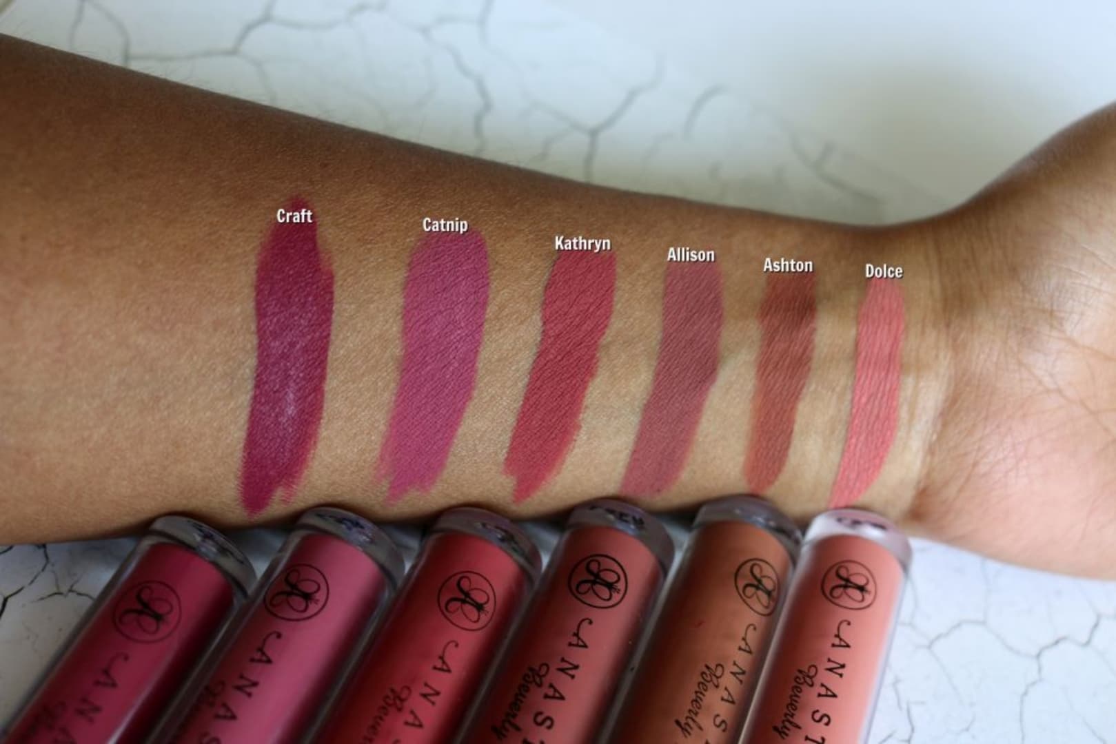 Anastasia Beverly Hills Lipstick swatches (2)