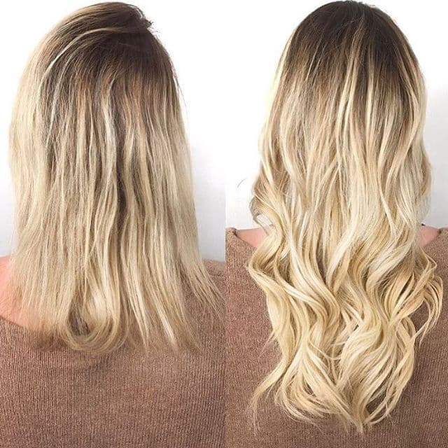 18 inch Hair Extensions Before And After Pictures Before and after hair extensions for thin hair