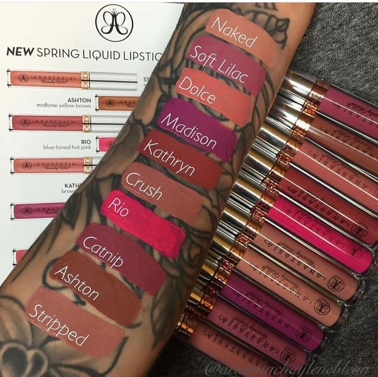 anastasia beverly hills liquid lipstick ashton swatch