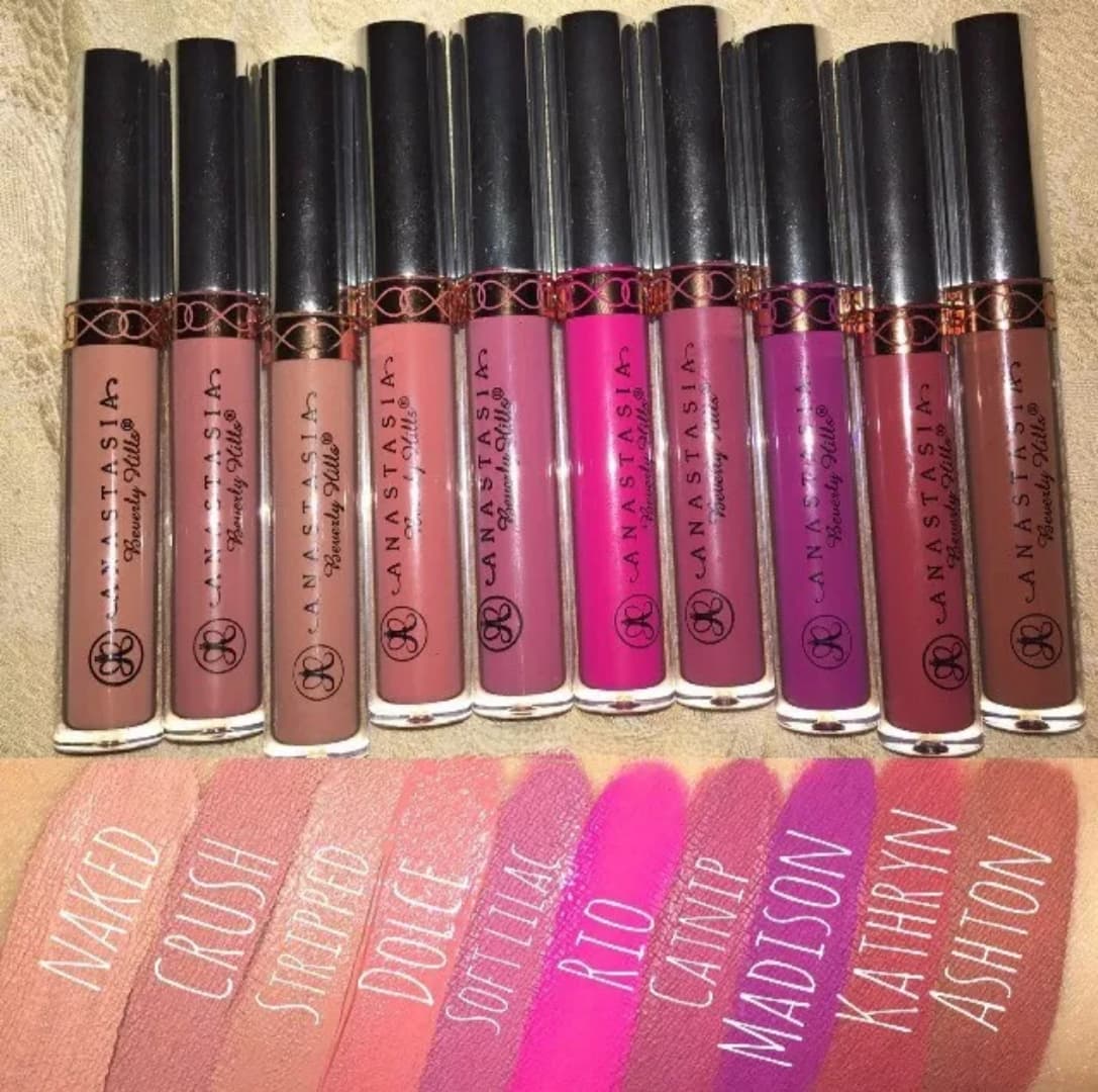 anastasia beverly hills liquid matte lipstick swatches_