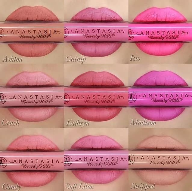 anastasia liquid lipstick poet swatch