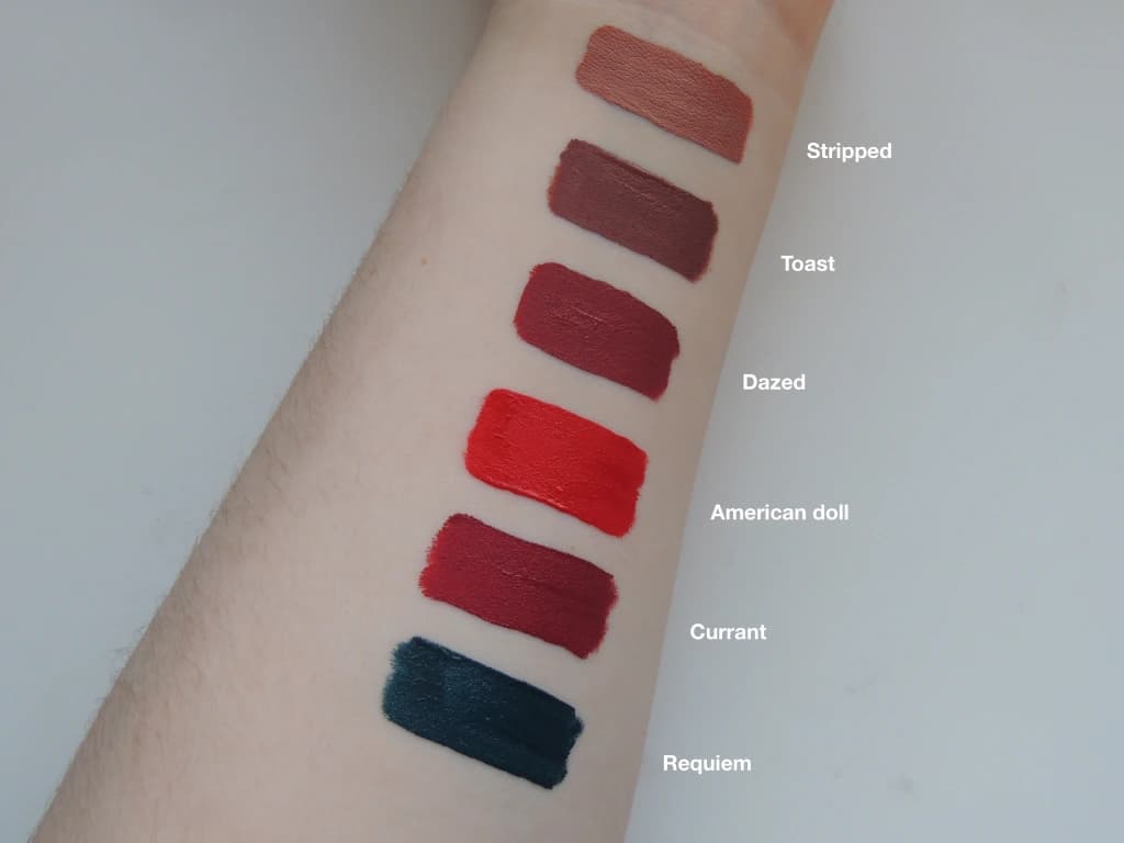 anastasia liquid lipstick veronica swatch