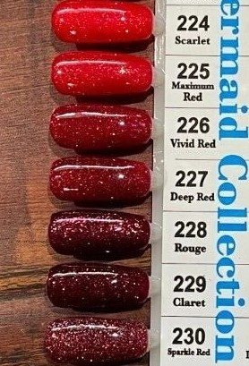 DND Red Swatches: Every Red You Need to See dnd gel red swatches
