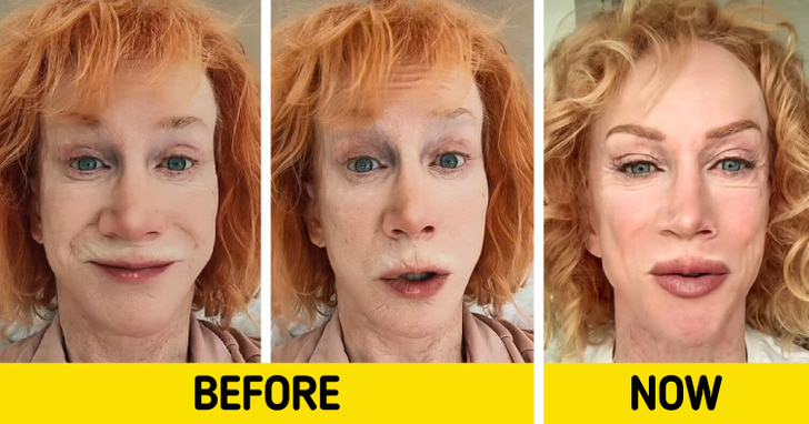 Celebrity Microblading Before And After Pictures kathy griffin microblading before and after pics