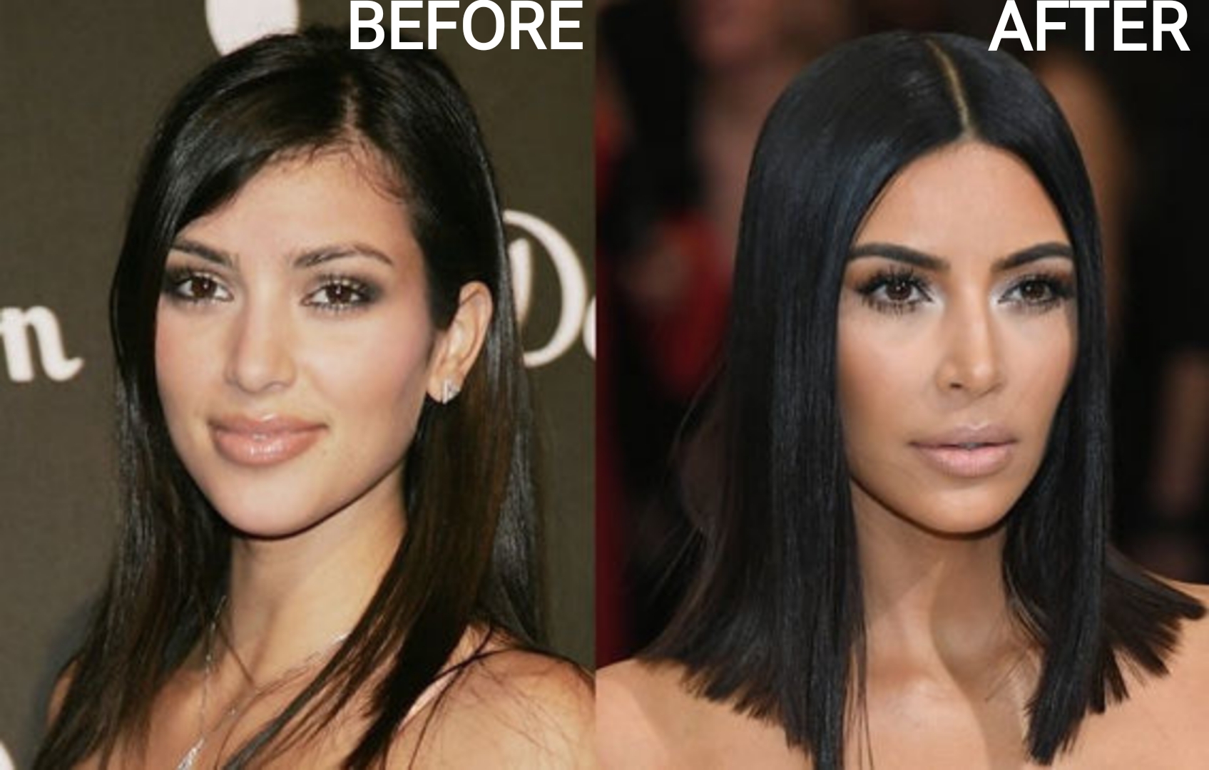 Celebrity Microblading Before And After Pictures kim kardashian microblading before and after photos
