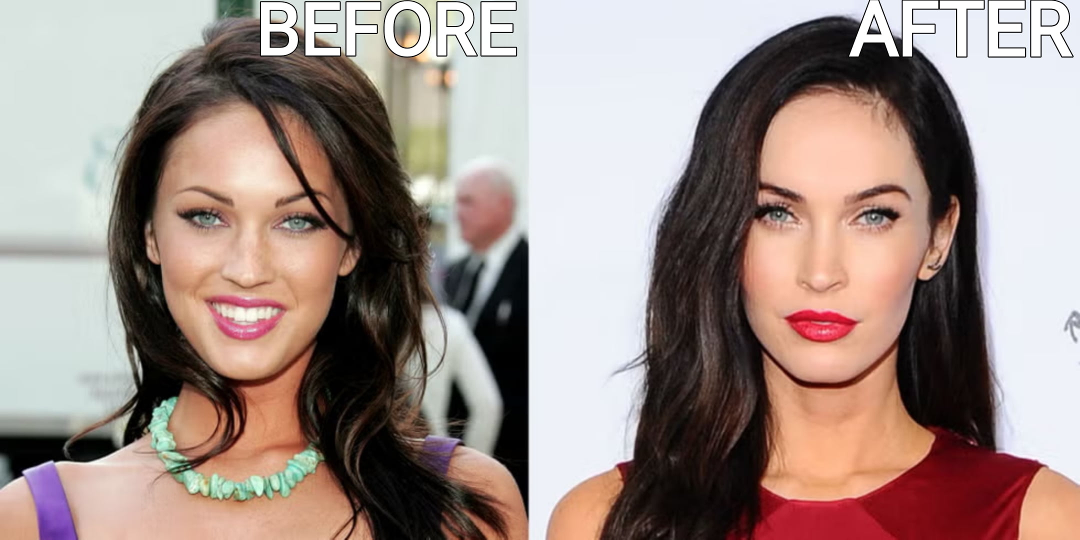 Celebrity Microblading Before And After Pictures megan fox microblading before and after photos